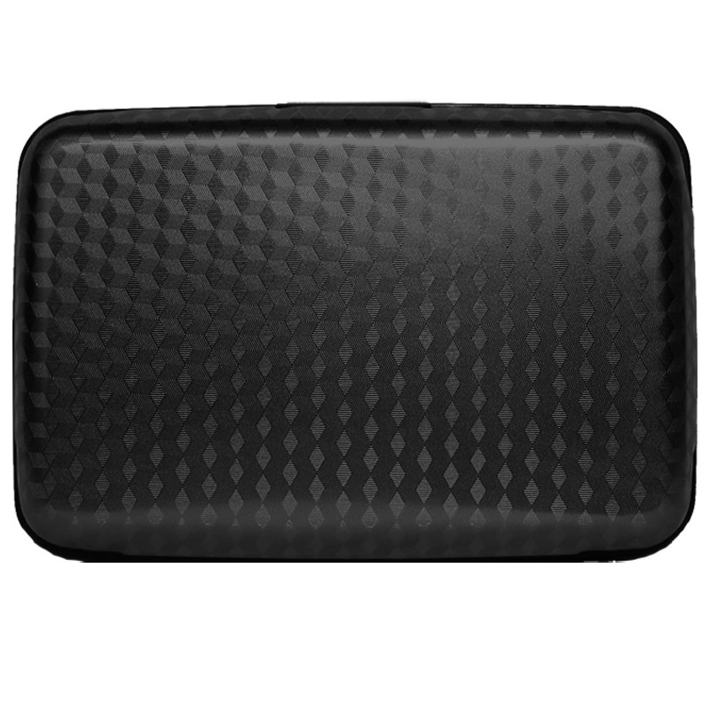 OGON Aluminum Wallet - Black - EBONY